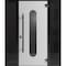 Vdomdoors Front Exterior Aluminum Door Ronex0521 Black Prehung Entry Steel Metal Modern Painted W16+36+16xH80 RONEX0521EXD-BLK-W16+36+16xH80-RH-I - alternate 1