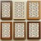 Homeroots 8" x 8" Green And Red Vinyl Arabesque Peel And Stick Removable Tiles 571328 - alternate 8