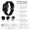 Elegani Leather Band Compatible with Apple Watch 49mm, Green, Silver, Black, Rose Gold, Yellow Gold Buckle SDQR-GRN-49 - alternate 4