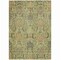 Homeroots 10' X 14' Artichoke Green Gray And Tan Damask Washable Indoor Outdoor Area Rug 603304 - alternate 8