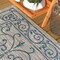 Jonathan Y Charleston Vintage Filigree Textured Weave Gray/Navy 2 ft. x 10 ft. Indoor/Outdoor Runner Rug SMB106C-210 - alternate 8