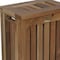 Homeroots 24" Brown Solid Wood Laundry Hamper With Lid 383590 - alternate 7