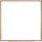 Ghent Dry Erase Board, Plastic, 48 5/8 in, 48 5/8 in, Wood Frame, White, Gloss M2W-44-4 - alternate 1