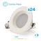 Infibrite 4 In. Retrofit 4000K Cool White LED Recessed Light 9W 750LM, Dimmable, Wet Rated, 24PK IB-005-4-9W-WH-24PK - alternate 1