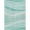 Homeroots 9' X 12' Aqua And Sky Blue Abstract Washable Indoor Outdoor Area Rug 603705 - alternate 7