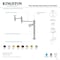 Kingston Brass Deck Mount Pot Filler Faucet, Brushed Nickel KS3708CG - alternate 6