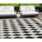 Homeroots 8' X 10' Black Geometric Washable Indoor Outdoor Area Rug 577016 - alternate 1