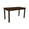 Homeroots 60" Coffee Solid Wood Dining Table 548918 - alternate 4