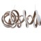 Jonathan Y Cursive 24" Adjustable Spiral Integrated LED Metal Chandelier Ceiling Light, Coffee JYL7208A - alternate 10