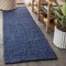 Jonathan Y Pata Hand Woven Chunky Jute Navy 2 ft. x 8 ft. Runner Rug NRF102D-2 - alternate 1