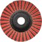 Pferd 5'' POLIVLIES CO-COOL Flap Disc - 7/8'' Arbor Hole - 60 grit, Coarse Grade 43300 - alternate 4