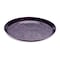 Homeroots 14" Purple Metal Etched Round Serving Tray 634489 - alternate 1