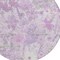 Homeroots 8' Lavender Purple And Lilac Round Floral Washable Indoor Outdoor Area Rug 611200 - alternate 5