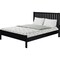 Homeroots Black Solid Wood King Bed Frame 523621 - alternate 7