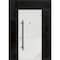 Vdomdoors Steel Door Deux 6078 Black Enamel 2 Sidelight and Transom Window Sidelite Entry Door Painted W14+36 DEUX6078EXD-BLK-W14+36+14 X H80+16-LH-I - alternate 5