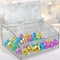 Azar Displays Large Clear Styrene Candy Bin Hinged Lid, Price Tag Slot, 7.25"H x 11.75"W 400435 - alternate 5