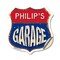 Signmission Philip's Garage, 18 Inch X 18 Inch, Vinyl Decal SHI-D-18-383-PHILIP - alternate 1