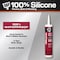 Dap 100% Silicone Rubber Kitchen, Bath & Plumbing Bath Sealant, White, 9.8 oz (7079808640) 7079808640 - alternate 3