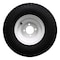 Antego 18 x 9.5-8 in Lawn Mower Tire & Wheel, 4 Ply, White A8700030110304189508 - alternate 1