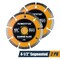 Powertec 4-1/2in Segmented Diamond Saw Blades for Angle Grinder, Diamond Blade for Cutting - 2PK 14003-P2 - alternate 1