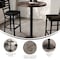 Flash Furniture Bennett 30 in Round Solid Wood Indoor Tabletop in Dark Brown with 18 in Round Bar Height GSF-RD30-DKBRN-TR18B-GG - alternate 9