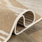 World Rug Gallery Contemporary Geometric Stripe Weather Resistant Reversible in/Out Rug 7ft 10in x 10ft Natural WR109NATURAL8X10 - alternate 5