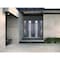 Vdomdoors Steel Double Doors Deux 0757 Gray Graphite 2 Sidelight Exterior Windows Stainless Inserts Single Mo DEUX0757DEXD-GRE-RH-W12+72+12 x H80 - alternate 6