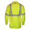 Ironwear Class 3 Hi Vis Reflective Polyester Long Sleeve Collared Work Shirt, 3X-Large 1861-L-3XL - alternate 3