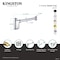 Kingston Brass 1-1/4" Brass Oval Bottle Trap, Matte Black DD8400 - alternate 2