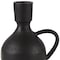 Homeroots 7" Black Ceramic Round Jug Vase 392538 - alternate 9