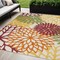 Homeroots 5' X 8' Ivory Yellow Orange And Green Floral Indoor Outdoor Area Rug 546677 - alternate 8