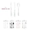 Smarty Had A Party Clear Baroque Disposable Plastic Cutlery Set - 480 Spoons, 480 Forks and 480 Knives, 1440PK 8330-CL-CS-CASE - alternate 7