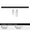 Amerock Bar Pulls Square 6-5/16 inch (160mm) Center-to-Center Matte Black Cabinet Pull, 25PK 25VMP37178MB - alternate 4