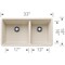 Blanco Precis 1-3/4 Bowl, Soft White 443081 - alternate 3