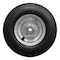 Antego 11 x 4-5 in Lawn Mower Tire Assembly, Hustler Chrome Silver, 2 PK A5300030590804114005 - alternate 1