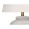 Homeroots 22" Cream Concrete Urn Table Lamp With Cream Abstract Empire Shade 545870 - alternate 8