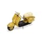 Homeroots 9" Yellow and Black Metal Hand Painted 1959 Yellow Scooter Model Motorcycle 489435 - alternate 1