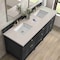 James Martin Vanities Lorelai 72" Double Vanity, Black Onyx, w/ 3 CM Siberian Silestone Top w/FreePower Wireless Charger 424-V72-BKO-FSFR - alternate 8