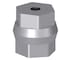 Siemens ALPHA 400/630/1250 DIN pin insulator for busbars 1-pole, with fastening 8GK9110-0KK00 - alternate 1