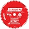 Diablo Circular Saw Blade, 6-1/2 in Dia, 5/8 in Arbor, 54-Teeth, Carbide Cutting Edge D0654N - alternate 11