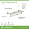 Symmons Duro 22 inch Towel Shelf with Mounting Hardware 363TS-22-STN - alternate 4