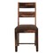 Homeroots Set of Two Brown Upholstered Seat Ladder Back Dining Side Chairs 522050 - alternate 8