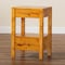 Bali & Pari Azmi Modern and Contemporary Natural Light Mappa Real Burl Wood 2-Drawer Nightstand 249-13923-ZORO - alternate 7