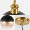 Jonathan Y Nixon 7.5" 1-Light Mid-Century Modern Metal/Glass Adjustable Drop Globe LED Pendants, Brass Gold, 2PK JYL3513A-SET2 - alternate 6