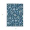 Homeroots 5' X 8' Navy Blue Ivory And Gray Floral Washable Indoor Outdoor Area Rug 597831 - alternate 9