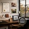 Azar Displays Gallery Wall Set: (2) 8x10 and (1) 16x20 Sign Holders with 1 in WHITE Caps and Standoffs 105720-WHT - alternate 9
