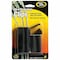 Master Caster Wire Clips, Wall/Desk, 7/8in H, Blk, PK6 00204 - alternate 1