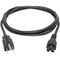 Eaton Tripp Lite Series 3-Slot Power Cord, NEMA 5-15P to C5 - Laptop/Notebook, 7A, 125V, 18 AWG, 6 ft. P013-006 - alternate 5