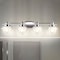 Jonathan Y Orleans 35.75" 4-Light Iron/Glass Coastal Cottage LED Vanity Light, Chrome JYL3533A - alternate 10