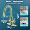 Anzzi Sunset 4-in-1 Single Handle 17.5 in. Faucet with Boiler Tank and Filter in Brushed Gold KF-AZ401BG - alternate 10